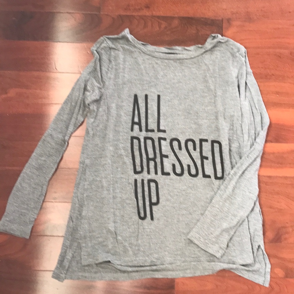 Cute Grey Graphic Tee